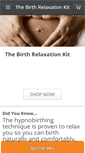 Mobile Screenshot of birthrelaxationkit.com